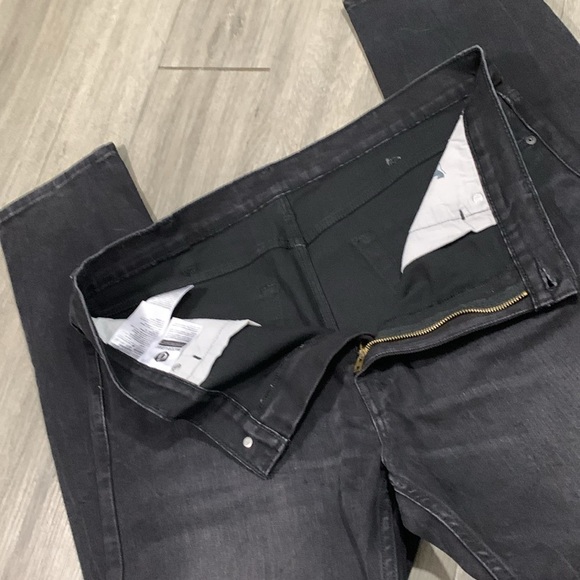 Levi’s  512 Black Tapered Slim Stretch Jeans size 38 - Picture 8 of 12